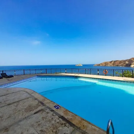 Apartamentos Hermosa Vista Al Mar Rodadero - Bedviajes Santa Marta  Exterior photo