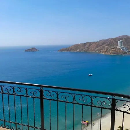 Apartamentos Hermosa Vista Al Mar Rodadero - Bedviajes Santa Marta  Exterior photo