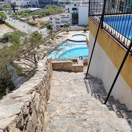 Apartamentos Hermosa Vista Al Mar Rodadero - Bedviajes Santa Marta  Exterior photo